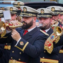 Cargar imagen en el visor de la galería, Atril marcha corneta con argolla codo tubería
