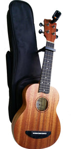 Marce Ukelele Soprano + Funda + afinador digital + cejilla